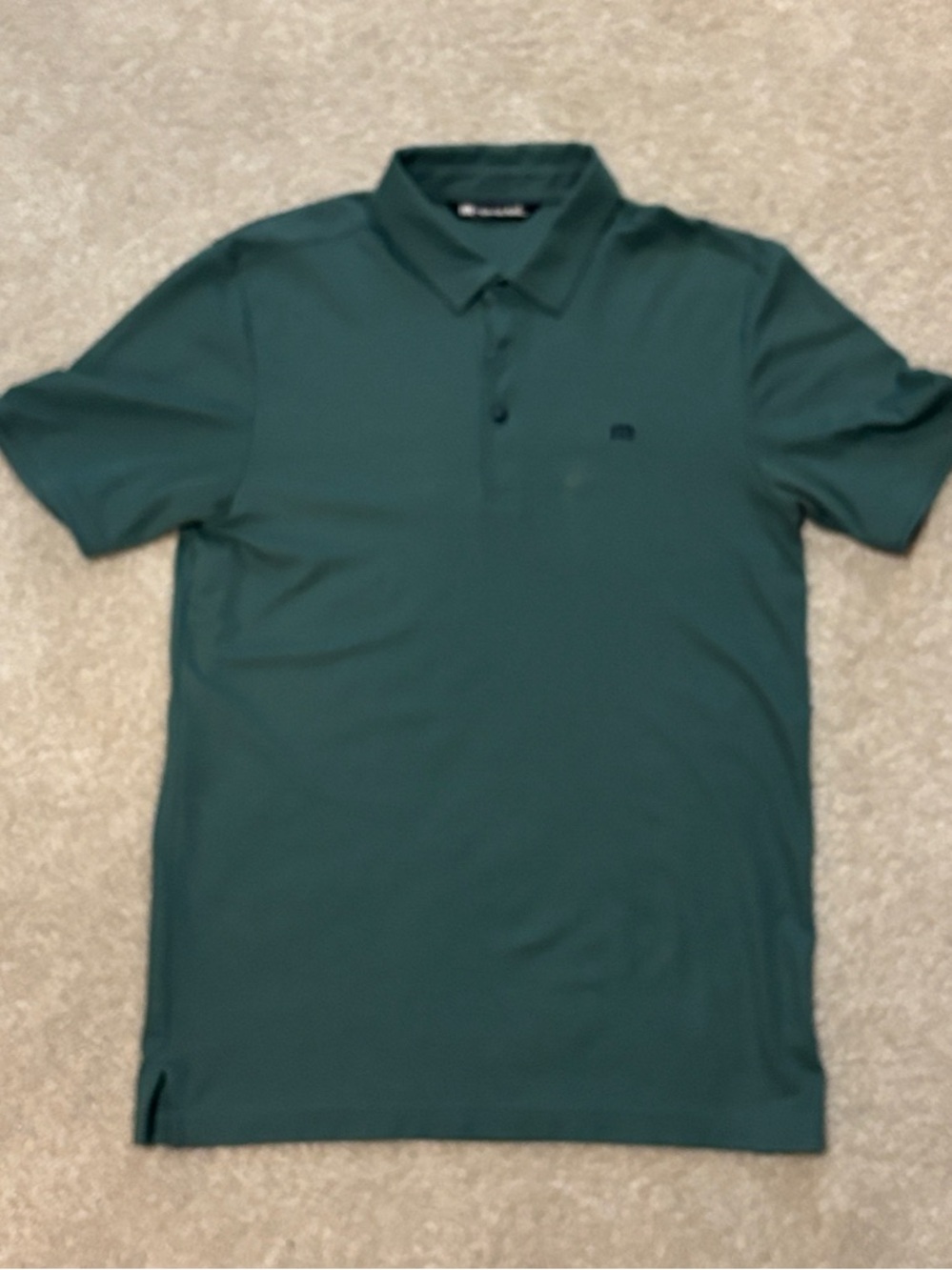 TravisMathew Forest Green Men's Polo